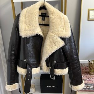 Faux shearling jacket